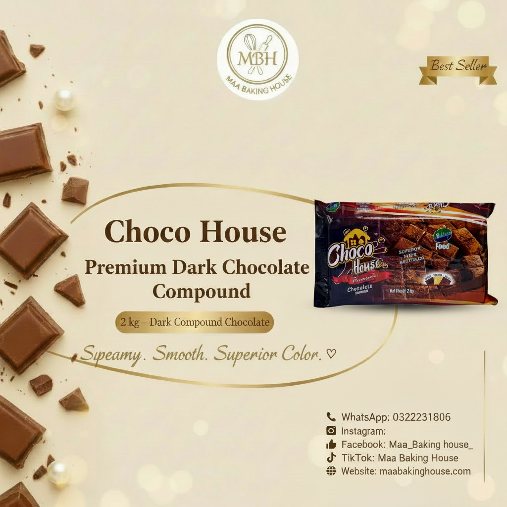 Choco House Premium Dark Chocolate Compound 2kg