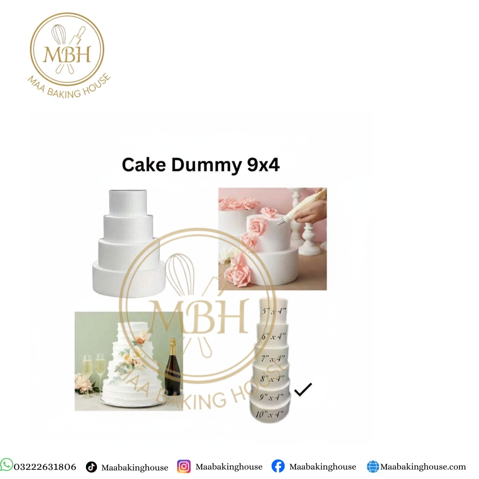 Cake Dummy 9x4