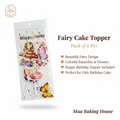 Fairy Cake Topper - Pack of 6 Pcs