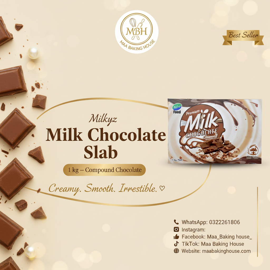 Milkyz Premium Milk Chocolate Compound 1kg