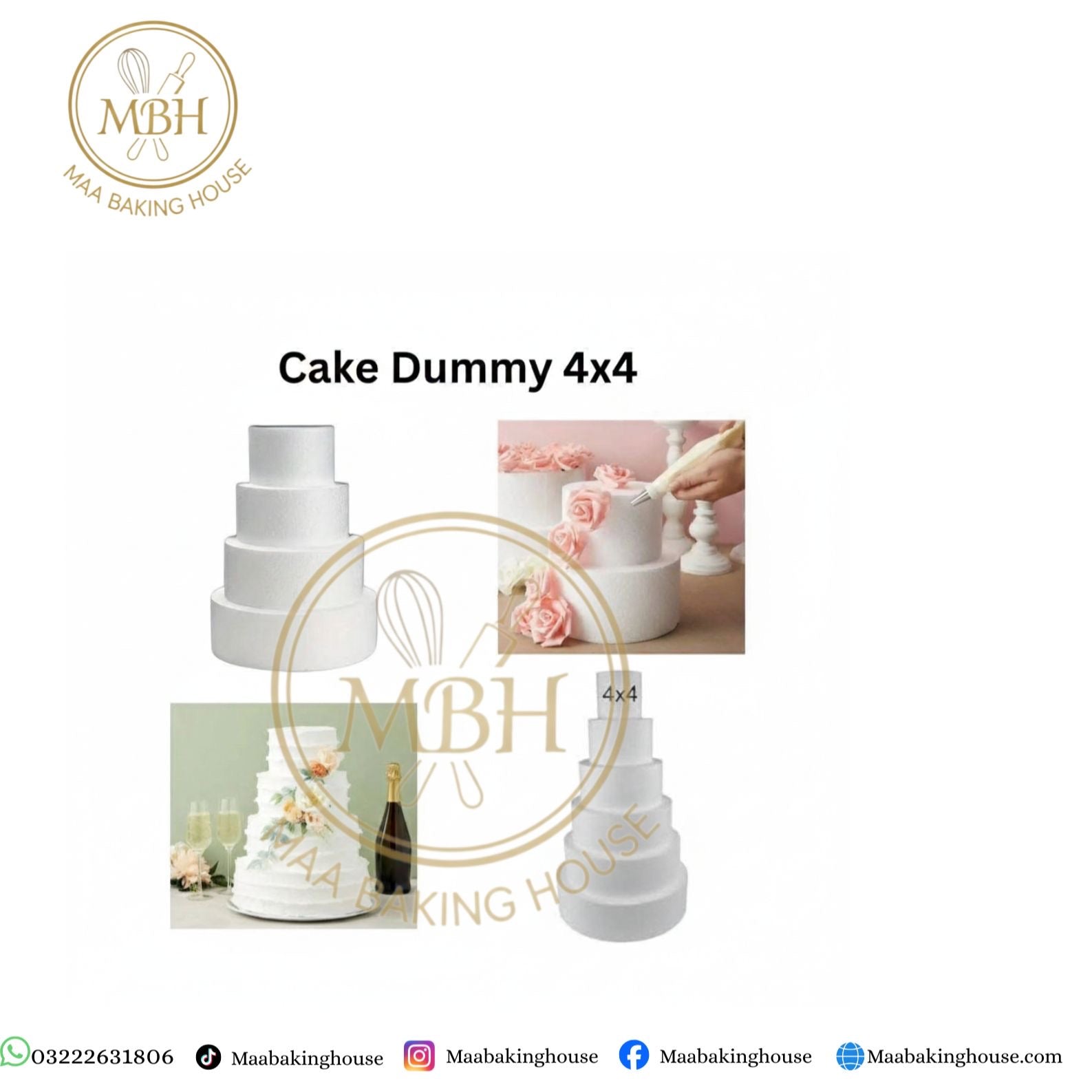 Cake Dummy 4x4