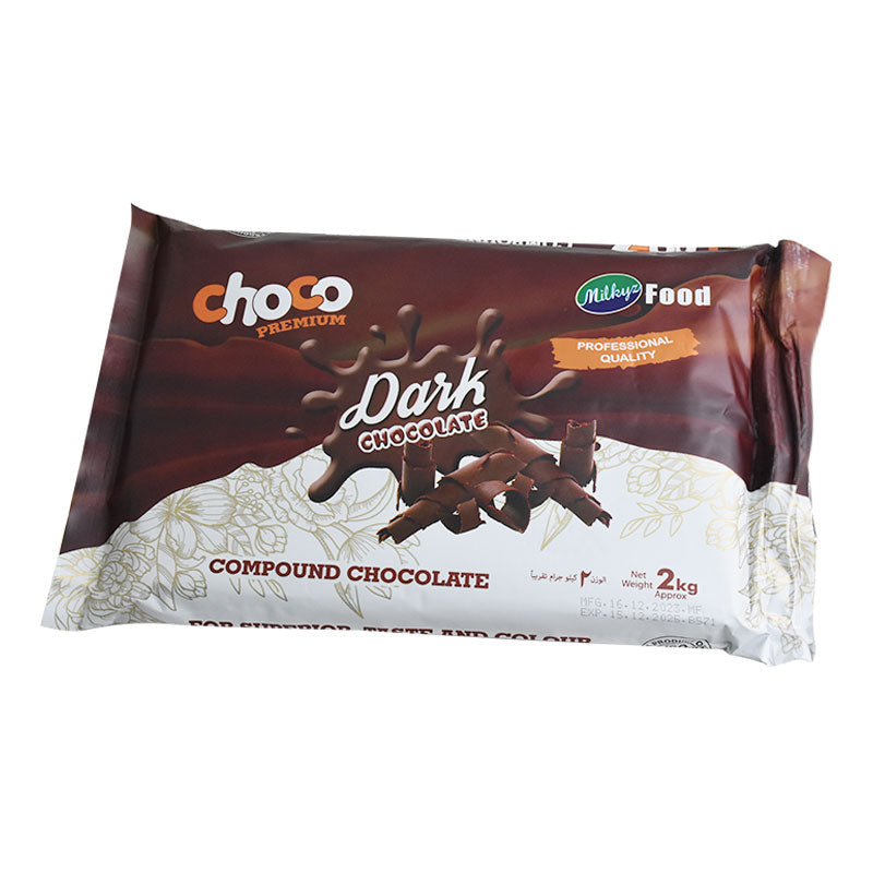 Milkyz Dark Chocolate Slab 2kg
