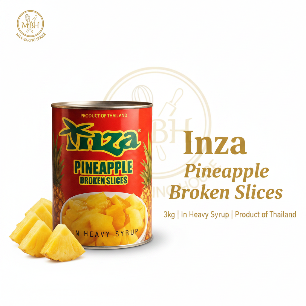 Inza Pineapple Broken Slices in Heavy Syrup 3kg