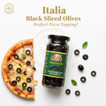 Italia Black Sliced Olives