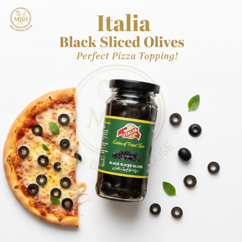 Italia Black Sliced Olives