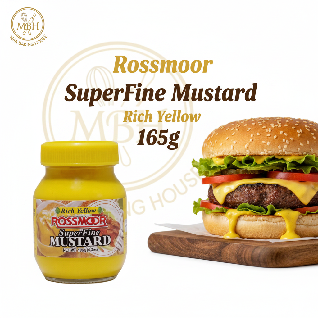Rossmoor SuperFine Mustard – Rich Yellow | 165g