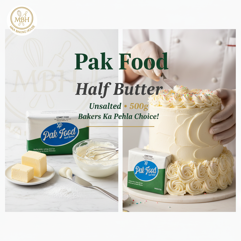 Pak Food Half Butter – Unsalted | 500g