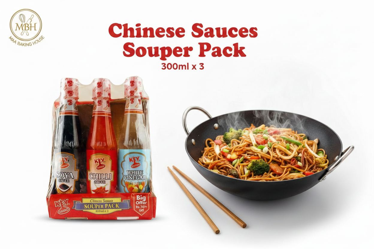 Key Brand Chinese Sauces Souper Pack – 300ml x 3