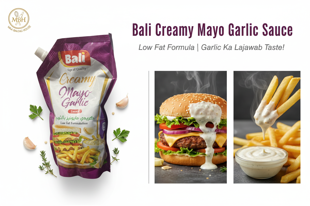 Bali Creamy Mayo Garlic Sauce – 1kg Pouch