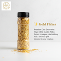 Gold Flakes – Premium Edible Cake Decoration 50gm