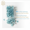 Dried Blue Hydrangea – Premium Floral Cake Decoration