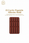 15 Cavity Popsicle Silicone Mold