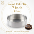 Round Cake Tin - 7 inch (2 Pound)