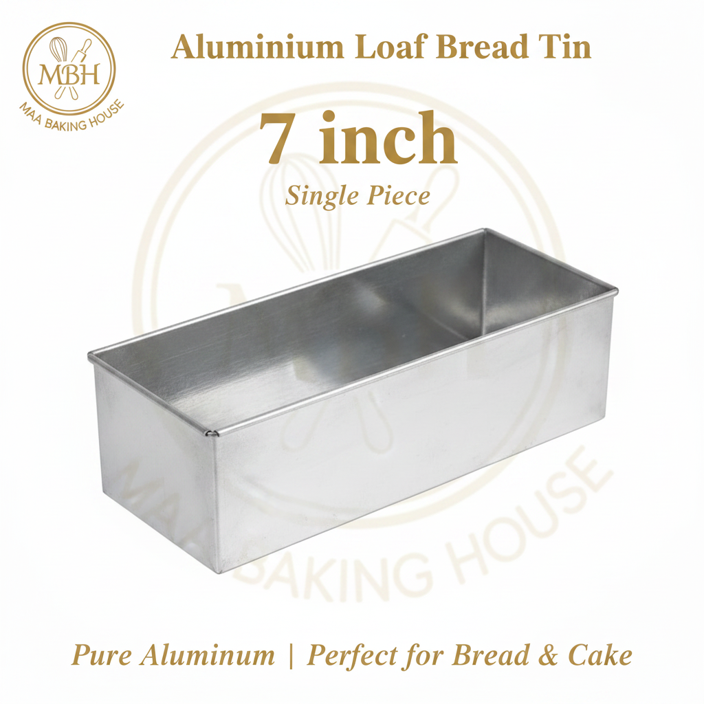 Aluminium Loaf Bread Tin – 7 inch (Single Piece)