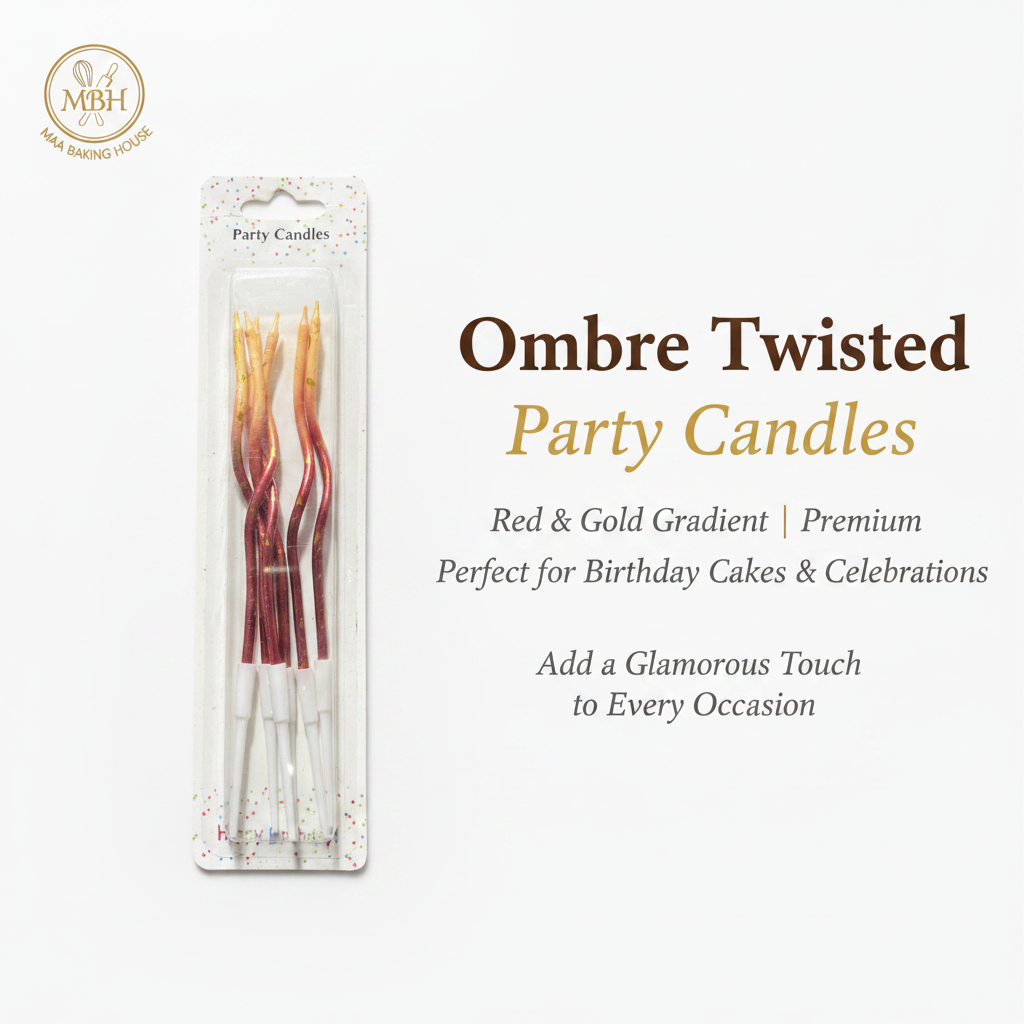 Ombre Twisted Party Candles