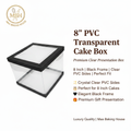 8" PVC Transparent Cake Box