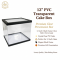 12" PVC Transparent Cake Box
