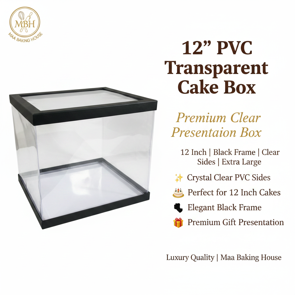 12" PVC Transparent Cake Box