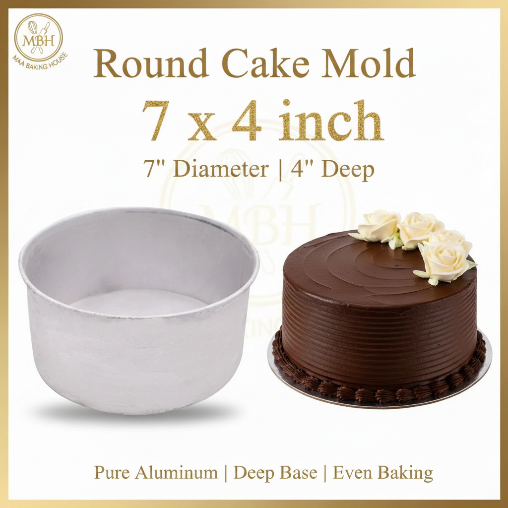 Round Cake Mold - 7x4 inch