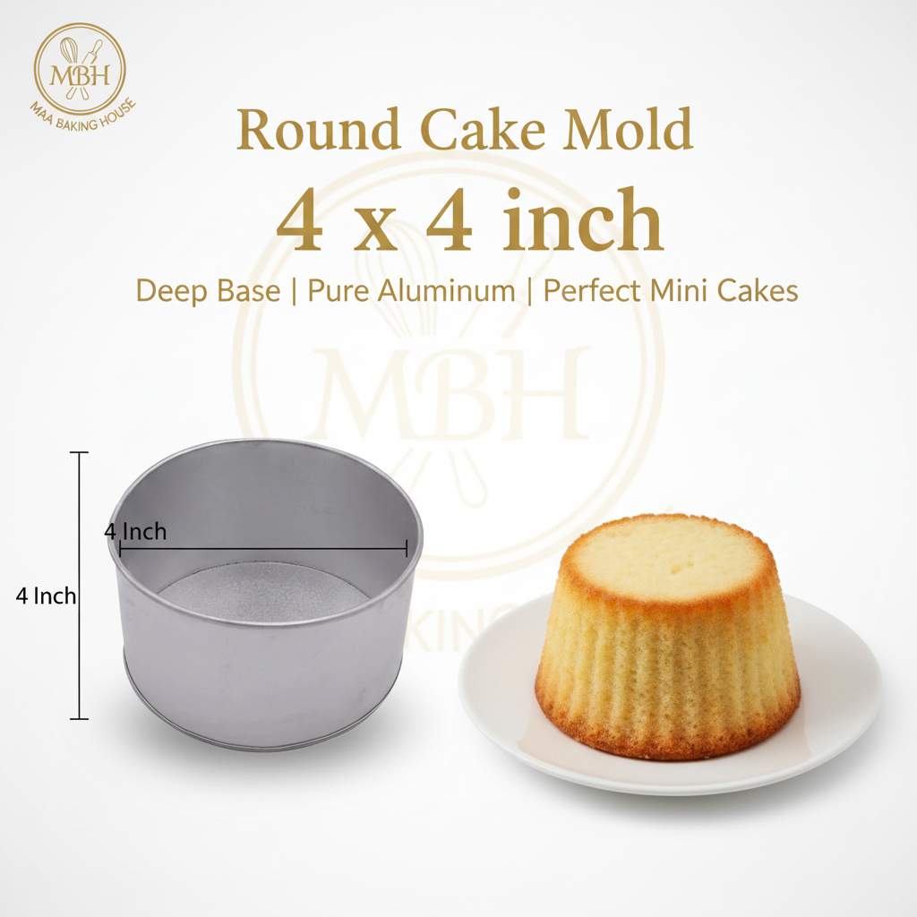 Round Cake Mold - 4x4 inch