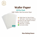 Wafer Paper Stiff - 10 Pcs Pack | Edible Cake Decoration Paper