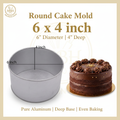 Round Cake Mold - 6x4 inch