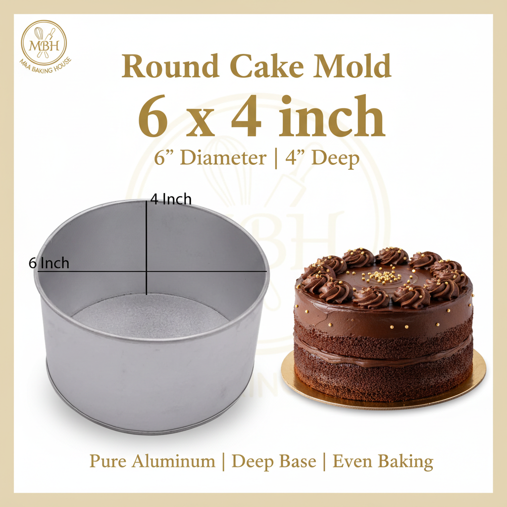 Round Cake Mold - 6x4 inch