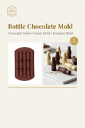 Bottle Chocolate Mold - 15 Cavity