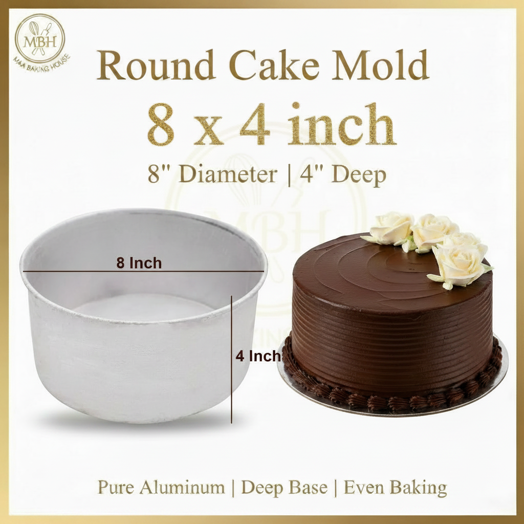 Round Cake Mold - 8x4 inch