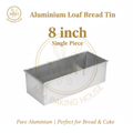 Aluminium Loaf Bread Tin – 8 inch (Single Piece)