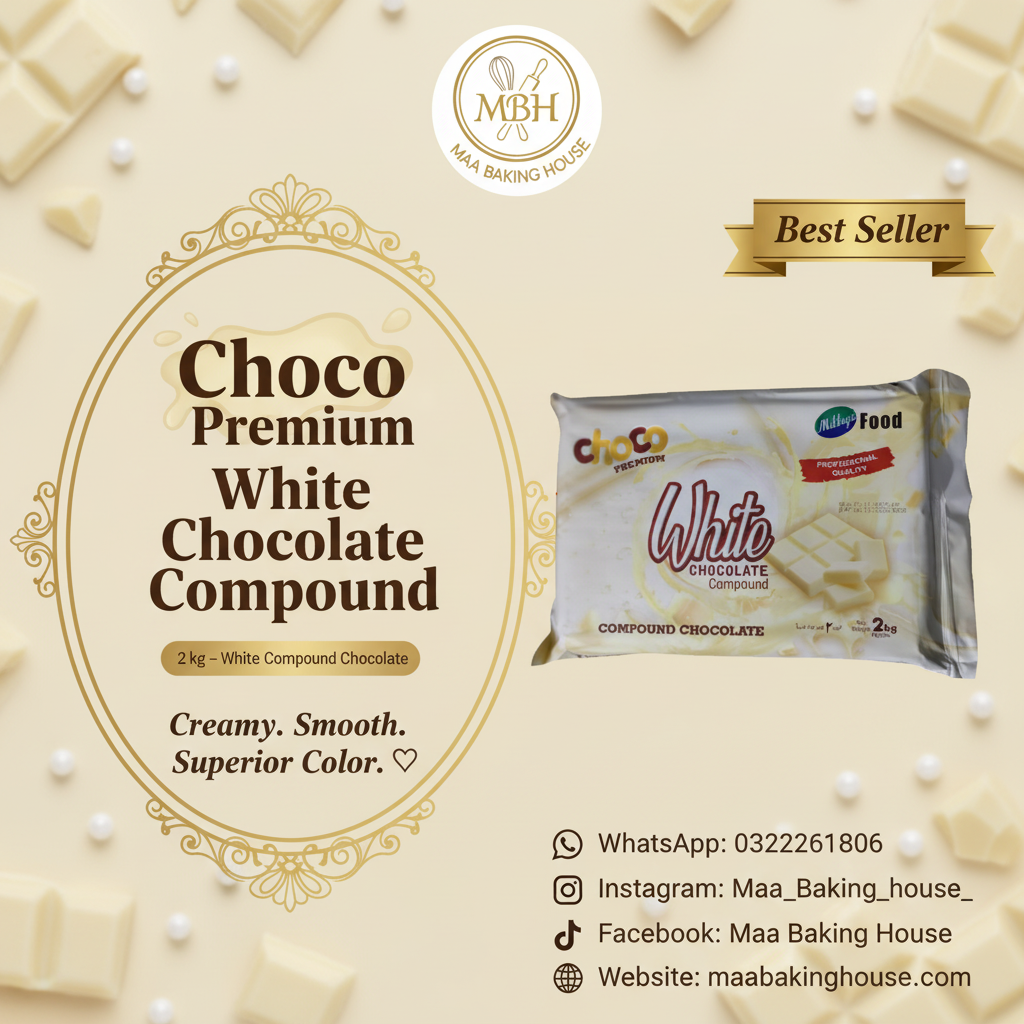 Choco Premium White Chocolate Compound 2kg