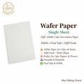 Wafer Paper Stiff - Single Sheet | Edible Cake Decoration Paper
