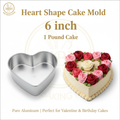 Heart Shape Cake Mold - 6 inch (1 Pound)