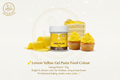 Omega Lemon Yellow Gel Paste Food Colour – 25g